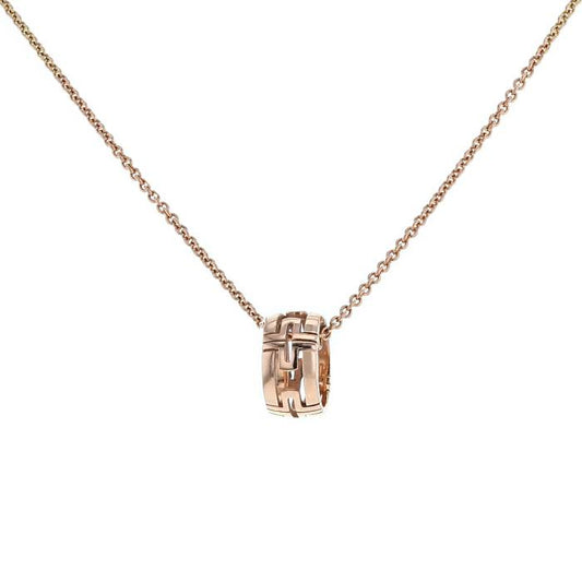 [Solara Jewelry]PARENTESI NECKLACE PINK GOLD