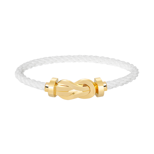 [Solara Jewelry]CHANCE LARGE 8 FIGURE BUCKLE NO DIAMOND BRACELET GOLD