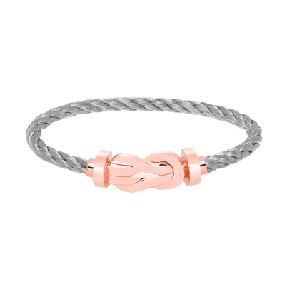 [Solara Jewelry]CHANCE LARGE 8 FIGURE BUCKLE NO DIAMOND BRACELET ROSE GOLD