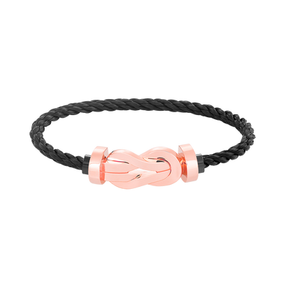 [Solara Jewelry]CHANCE LARGE 8 FIGURE BUCKLE NO DIAMOND BRACELET ROSE GOLD
