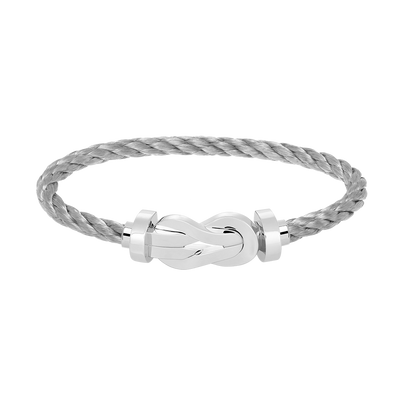 [Solara Jewelry]CHANCE LARGE 8 FIGURE BUCKLE NO DIAMOND BRACELET SILVER