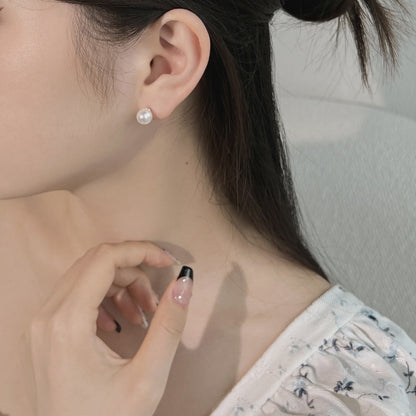[Solara Jewelry]Delicate Pearl Earrings