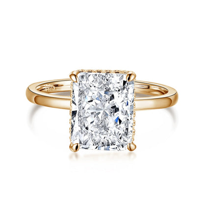 [Solara Jewelry]4.0 Carat Ornate Enchanting Radiand Cut Banquet Ring