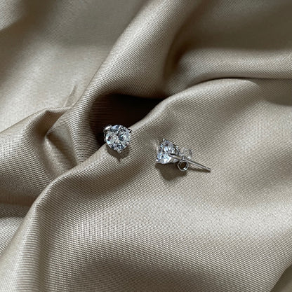 [Solara Jewelry]Dainty Round Shape Earrings