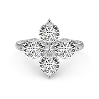 [Solara Jewelry]Four-Leaf Clover Eight-Pointed Star Ring