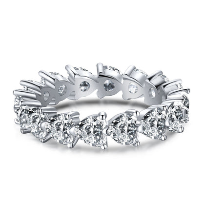 [Solara Jewelry]0.25 Carat Radiant Romance Heart Cut Lover Ring