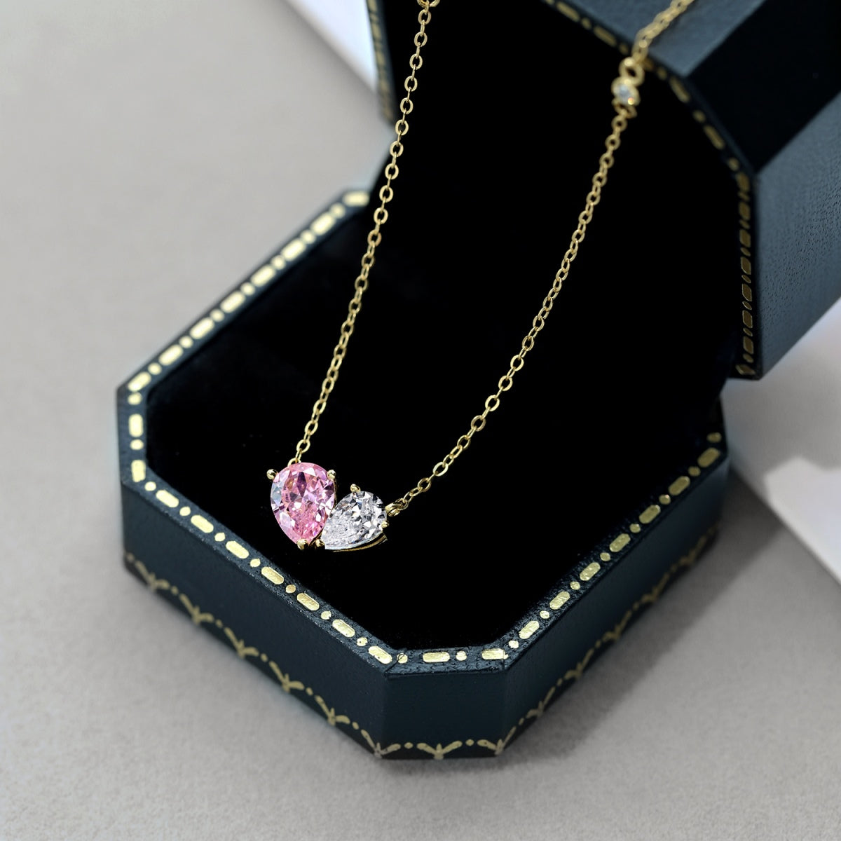 [Solara Jewelry]Unique Heart Shape Necklace