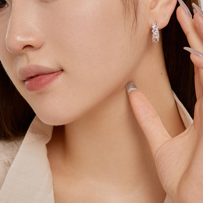 [Solara Jewelry]Dazzling Colorful Emerald Cut Daily Earrings