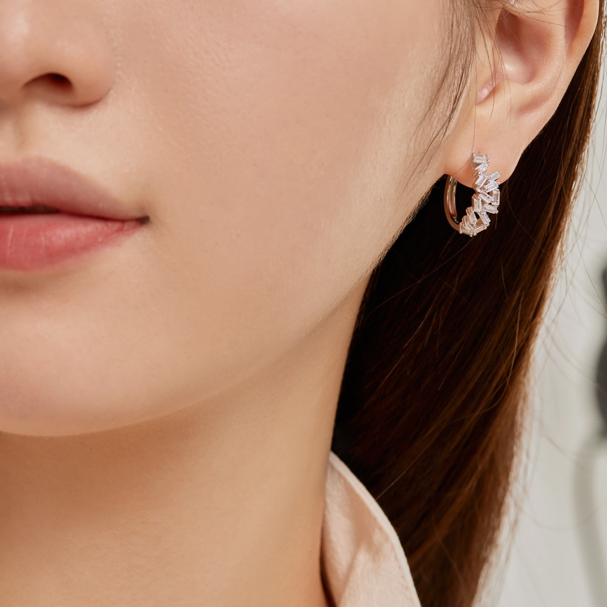 [Solara Jewelry]Dazzling Colorful Emerald Cut Daily Earrings