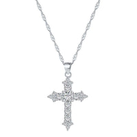 [Solara Jewelry]Delicate Cross Shape Necklace