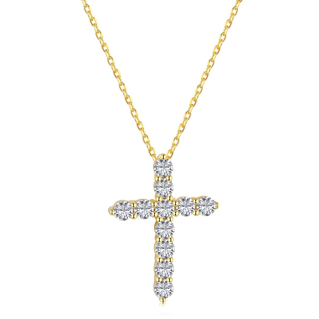 [Solara Jewelry]Unique Cross Shape Necklace