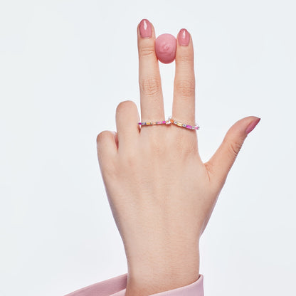 [Solara Jewelry]Exquisite Multicolored Emerald Cut Daily Ring