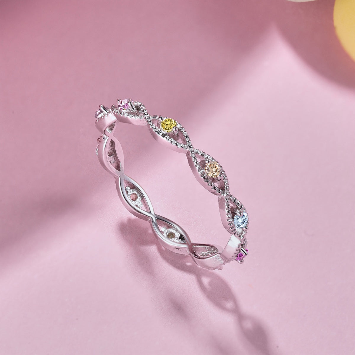 [Solara Jewelry]Elegant Energetic Round Cut Daily Ring