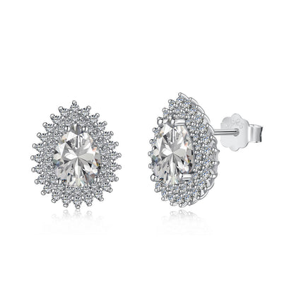 [Solara Jewelry]Delicate Gorgeous Pear Cut Daily Earrings