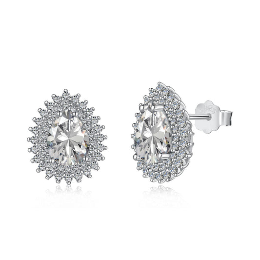 [Solara Jewelry]Delicate Gorgeous Pear Cut Daily Earrings