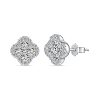 [Solara Jewelry]Four-Leaf Clover Flower Shaped Earrings