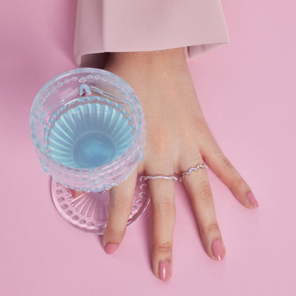 [Solara Jewelry]Ornate Vibrant Round Cut Daily Ring