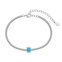 [Solara Jewelry]0.75 Carat Exquisite Oval Cut Daily Bracelet