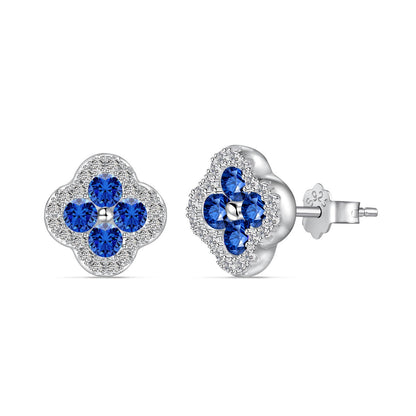 [Solara Jewelry]Four-Leaf Clover Flower Shaped Earrings