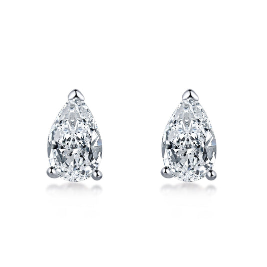 [Solara Jewelry]Ornate Water Drop Shape Earrings