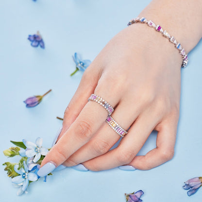 [Solara Jewelry]Radiant Water Drop Shape Daily Bracelet