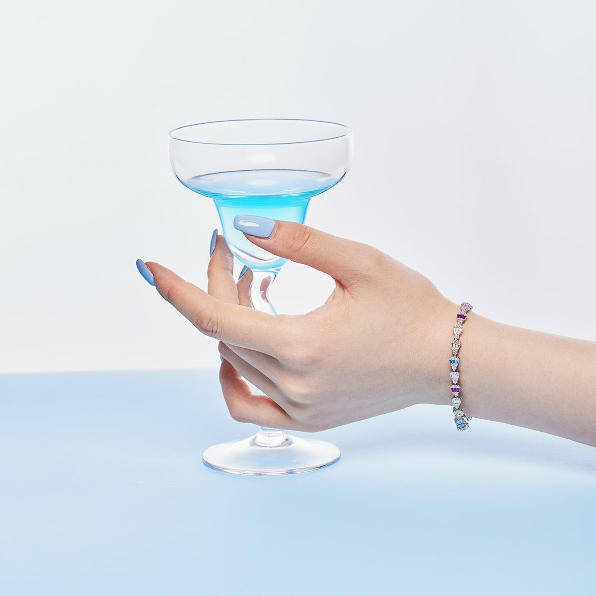 [Solara Jewelry]Radiant Water Drop Shape Daily Bracelet