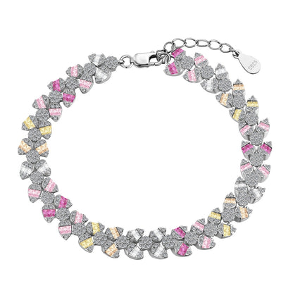 [Solara Jewelry]Dainty Exquisite Flower Shape Daily Bracelet
