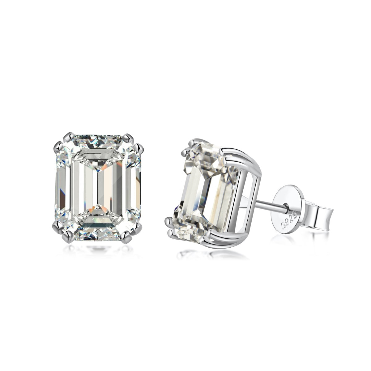 [Solara Jewelry]Dazzling Square Shape Earrings