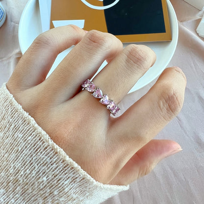 [Solara Jewelry]0.25 Carat Radiant Romance Heart Cut Lover Ring