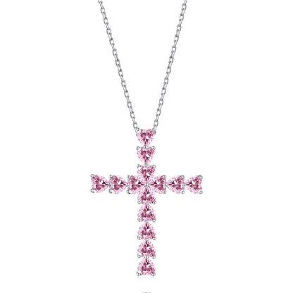 [Solara Jewelry]Radiant Cross Shape Necklace