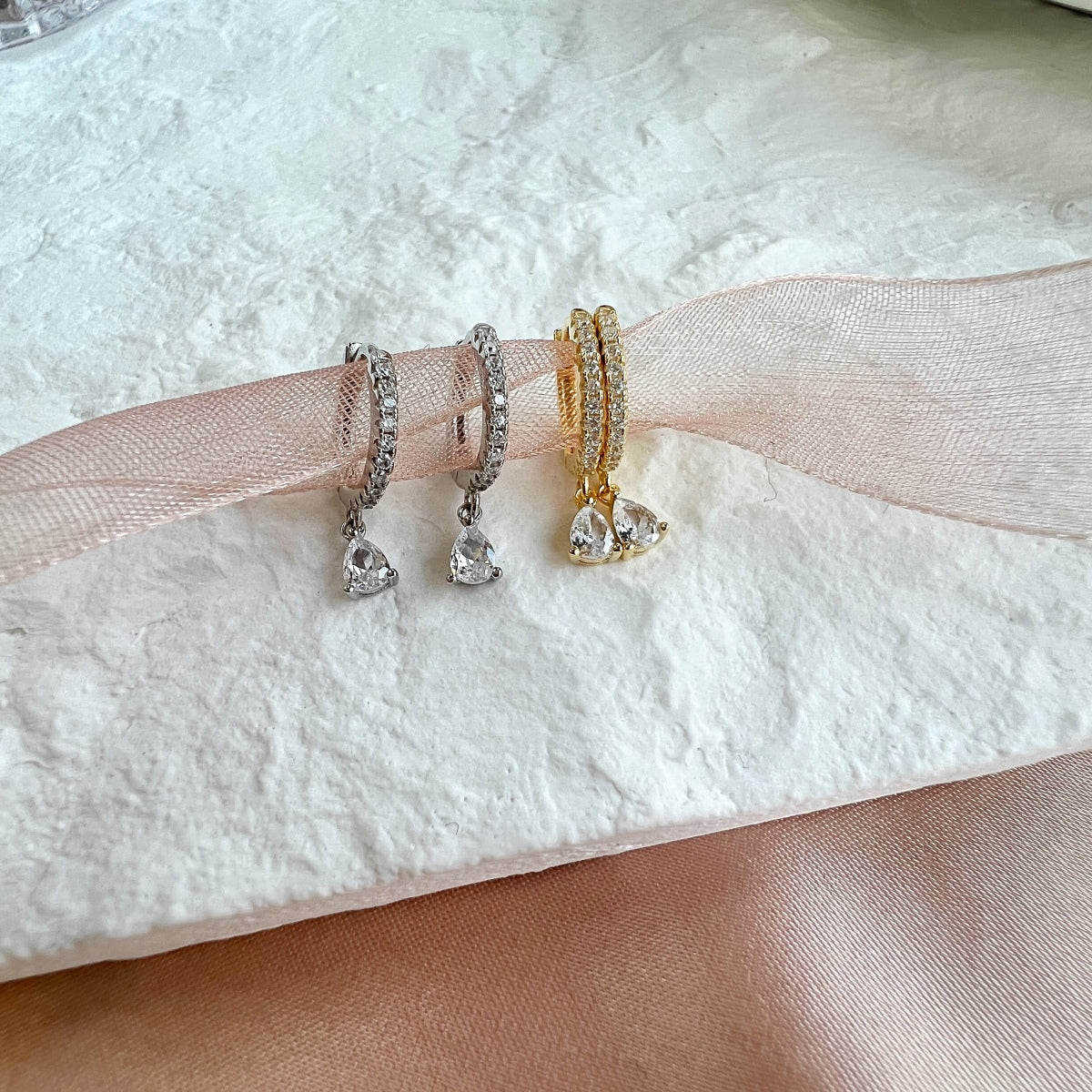 [Solara Jewelry]Luxurious Geometric Drop Earrings