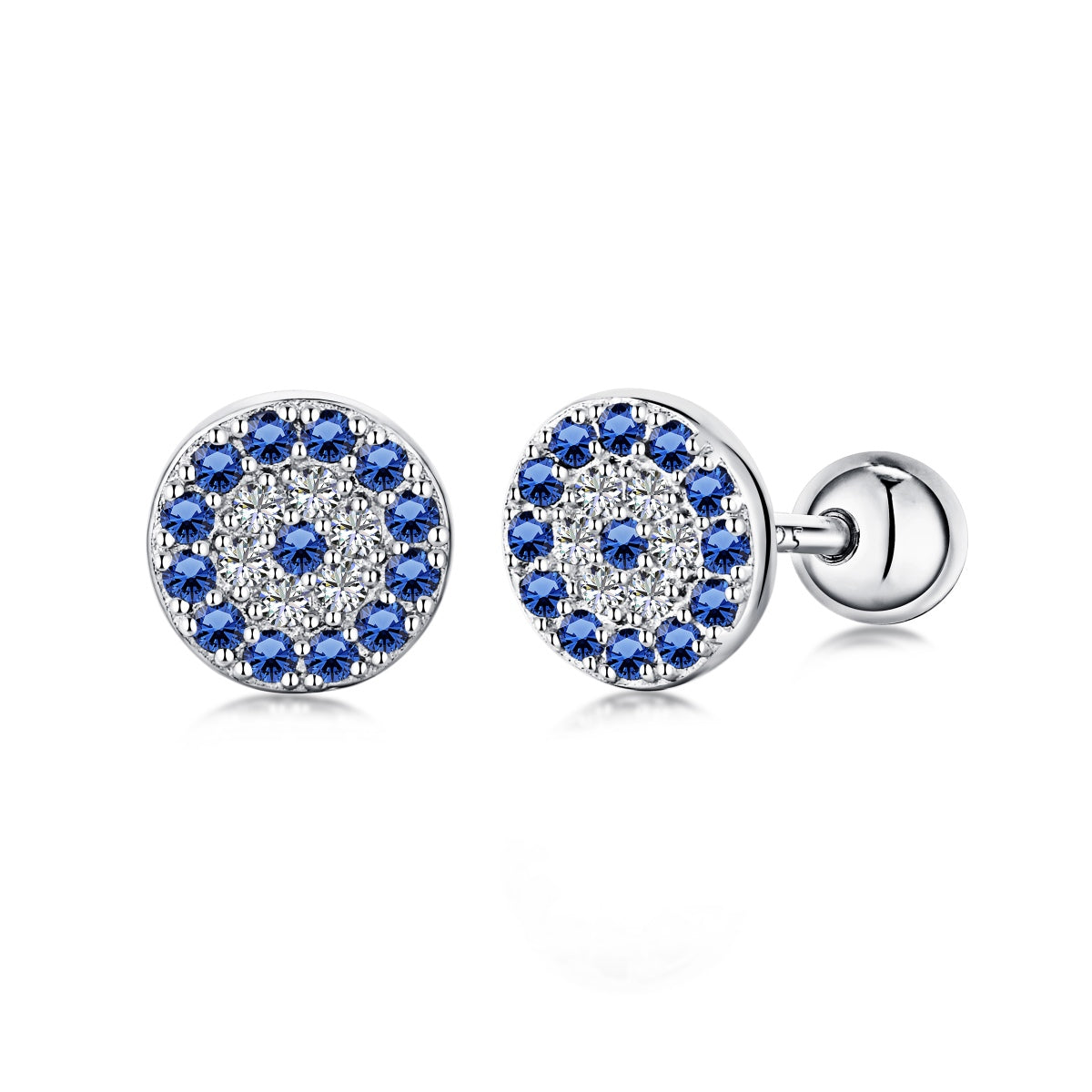 [Solara Jewelry]Devil's Eye Ear Bone Nail Earrings