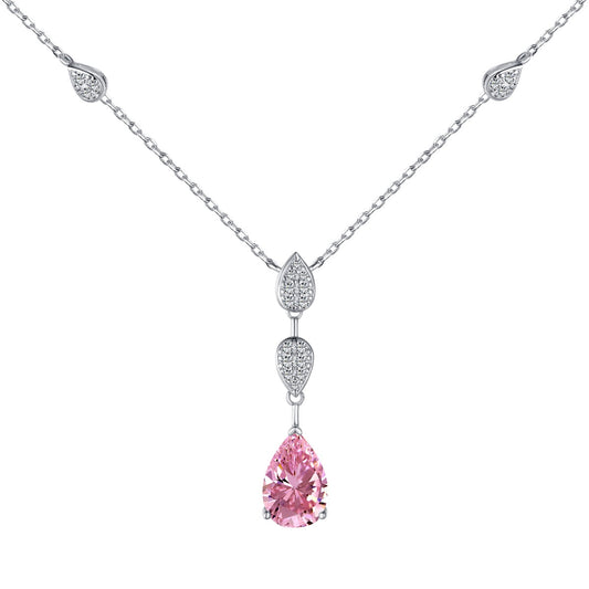 [Solara Jewelry]Dazzling Pear Cut Necklace