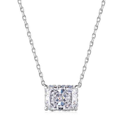 [Solara Jewelry]Luxurious Square Shape Colorful Necalack