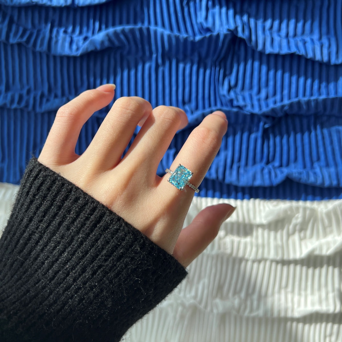 [Solara Jewelry]4.0 Carat Luxurious Engagement Ring