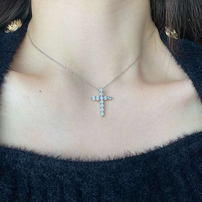 [Solara Jewelry]Unique Cross Shape Necklace