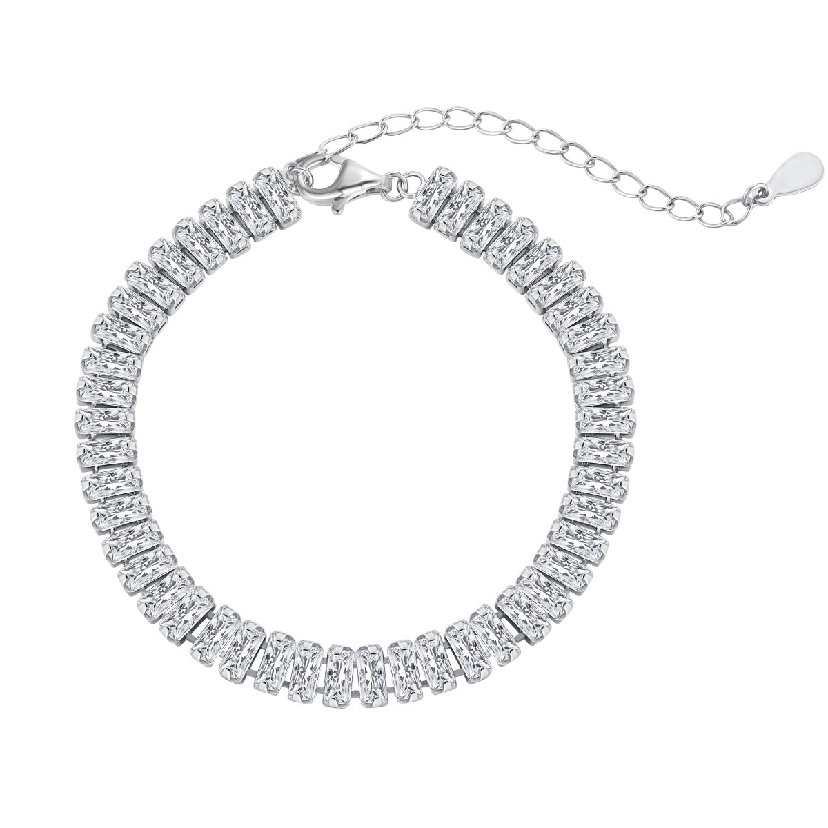 [Solara Jewelry]Exquisite Emerald Cut Daily Bracelet