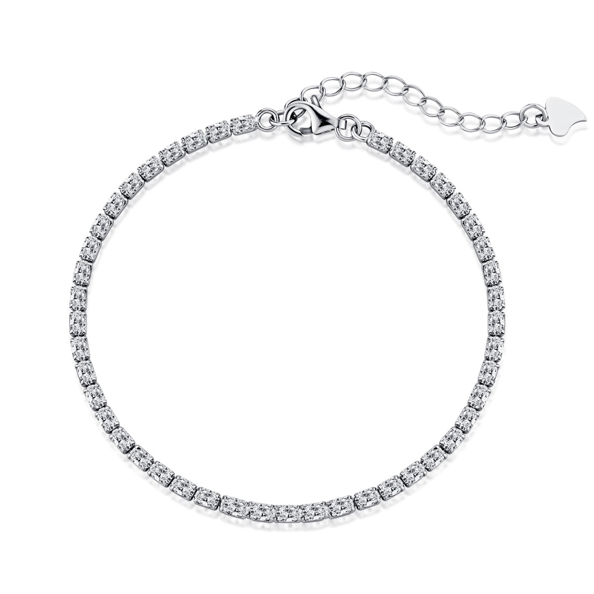 [Solara Jewelry]Elegant Emerald Cut Daily Bracelet