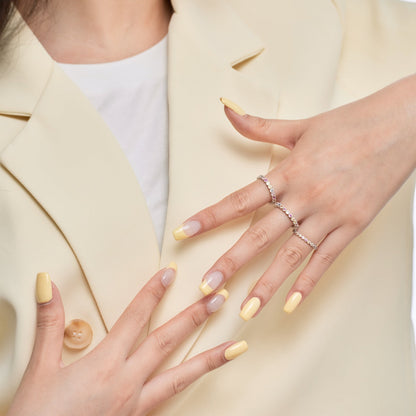 [Solara Jewelry]Elegant Vivid Round Cut Daily Ring