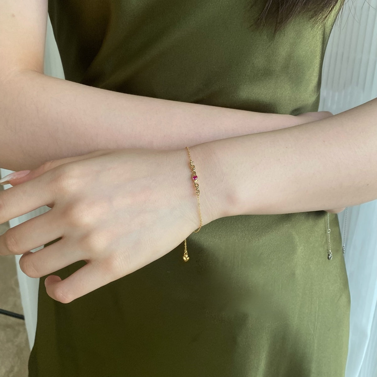 [Solara Jewelry]Romantic Heart Shape Lover Bracelet