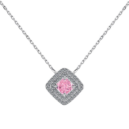 [Solara Jewelry]Sparkling Asscher Cut Necklace