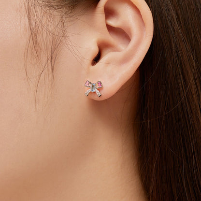 [Solara Jewelry]Ornate Butterfly Shape Daily Earrings