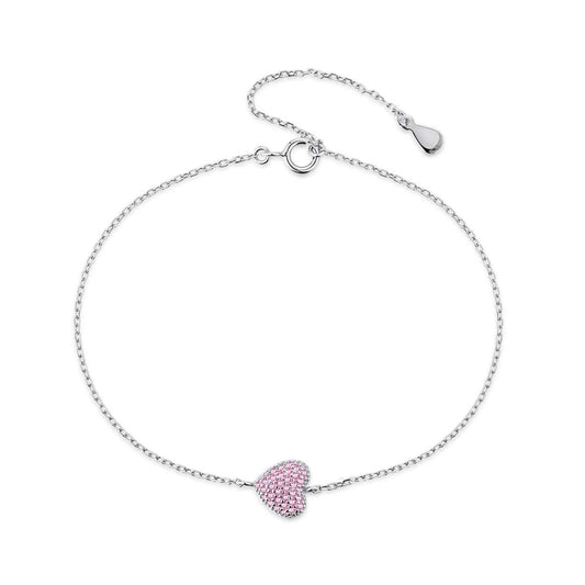 [Solara Jewelry]Heart-Shaped Gentle and Versatile Bracelet