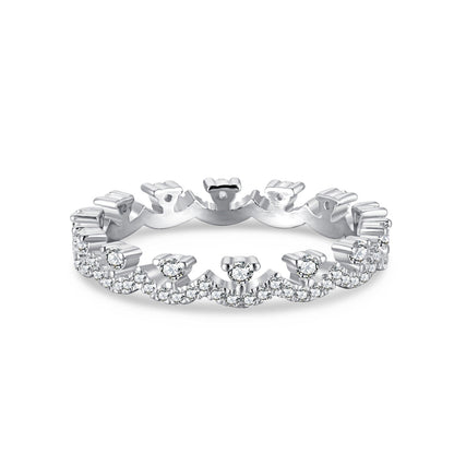 [Solara Jewelry]Elegant Resplendent Round Shape Party Ring