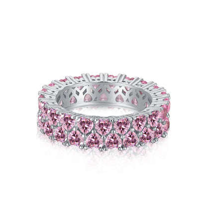 [Solara Jewelry]Sparkling Full Heart Ring