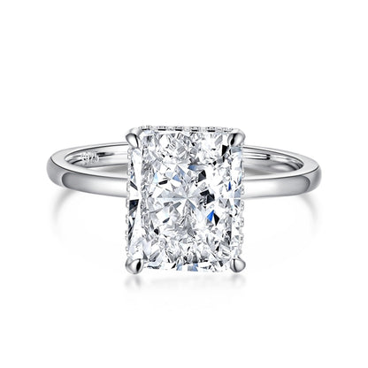 [Solara Jewelry]4.0 Carat Ornate Enchanting Radiand Cut Banquet Ring