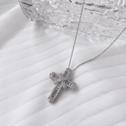 [Solara Jewelry]Gypsophila With Dimonds Necklace