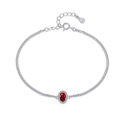 [Solara Jewelry]Exquisite Oval Shape Bracelet