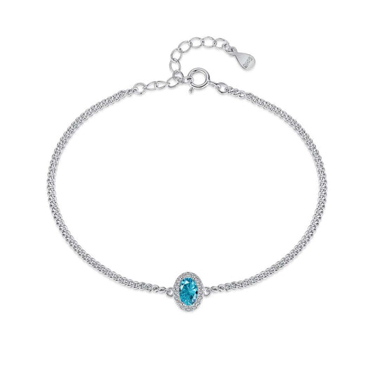 [Solara Jewelry]Exquisite Oval Shape Bracelet