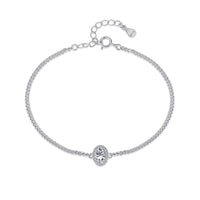 [Solara Jewelry]Exquisite Oval Shape Bracelet